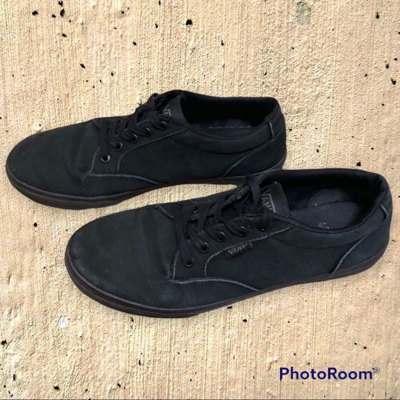 VANS Black unisex sneakers Size 8 - Picture 2 of 8